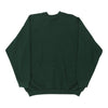 Vintage green Made in USA Fruit Of The Loom Sweatshirt - womens x-large