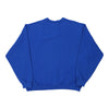 Vintage blue Fruit Of The Loom Sweatshirt - mens x-large