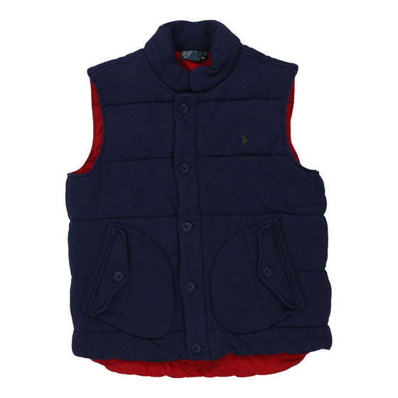 Vintage navy Ralph Lauren Gilet - mens large