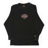 Vintage black Harley Davidson Long Sleeve T-Shirt - womens large