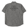 Vintage grey Harley Davidson Short Sleeve Shirt - mens x-large