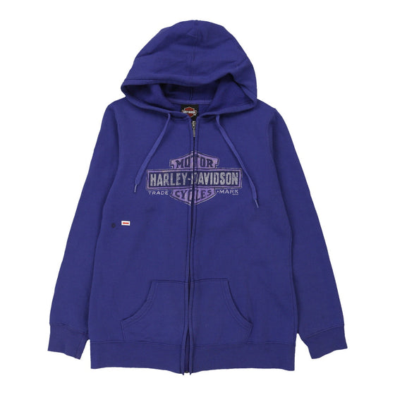 Vintage purple El Paso, TX Harley Davidson Hoodie - womens large