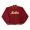 Vintage burgundy Noles Red Oak Baseball Jacket - mens large