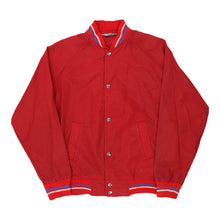  Vintage red Van Heusen Baseball Jacket - mens medium