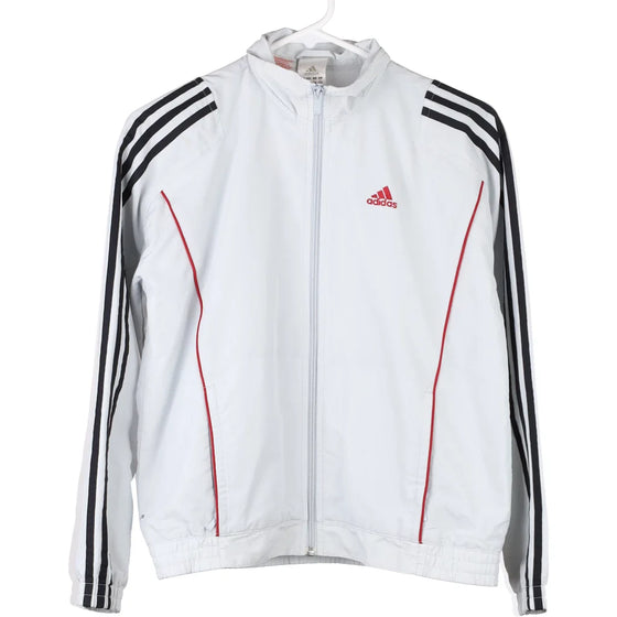 Vintage white Age 12 Adidas Track Jacket - boys medium