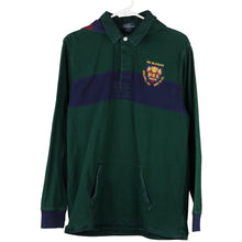  Vintage green Age 14 Polo Ralph Lauren Rugby Shirt - boys x-large