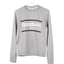  Vintage grey Reebok Sweatshirt - mens small