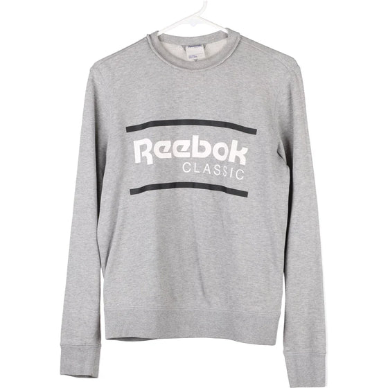 Vintage grey Reebok Sweatshirt - mens small