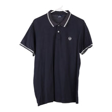  Vintage navy Sergio Tacchini Polo Shirt - mens x-large