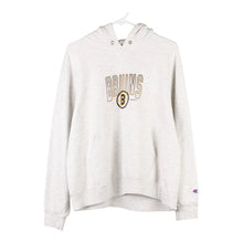  Vintage grey Boston Bruins Champion Hoodie - womens x-large