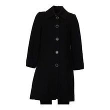  Vintage black Unbranded Overcoat - womens large