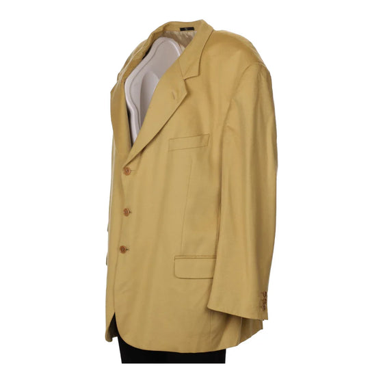 Vintage yellow Valentino Blazer - mens xxx-large