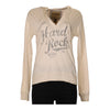 Vintage cream Paris Hard Rock Cafe Hoodie - womens small