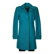  Vintage teal Benetton Overcoat - womens large