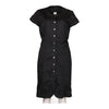 Vintage black Armani Shirt Dress - womens large