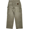 Carhartt Double Knee Carpenter Trousers - 31W 29L - Beige Cotton