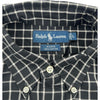 Ralph Lauren Blake Check Shirt - Large - Black Cotton