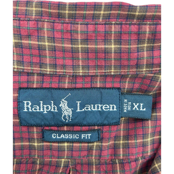 Ralph Lauren Classic Fit Check Shirt - XL - Multicoloured Cotton