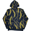 Sean John Chain Print Hoodie - XXX-Large - Black Polyester