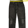 Levis 501 Jeans - 30W 31L - Black Cotton