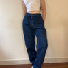 Vintage blue Ferretti Jeans - womens 26" waist