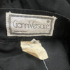 Vintage black Gianni Versace Mini Skirt - womens 28" waist