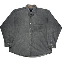  Burberry London Denim Shirt - 2XL - Grey Cotton