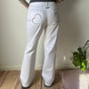 Vintage white Moschino Trousers - womens 32" waist