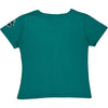 Harley Davidson Square Neck T-Shirt - Large - Teal Polyester Cotton