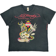  Ed Hardy By Christian Audigier T-Shirt - XL - Black Cotton