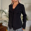 Vintage black Luly K Blazer - womens medium