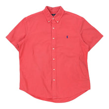  Vintage pink Ralph Lauren Short Sleeve Shirt - mens large