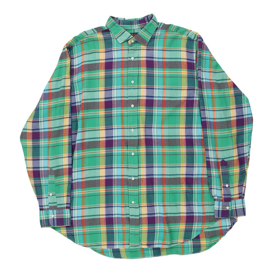 Vintage green Polo Ralph Lauren Flannel Shirt - mens xx-large