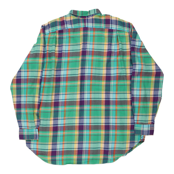 Vintage green Polo Ralph Lauren Flannel Shirt - mens xx-large