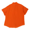 Vintage orange Custom Fit Ralph Lauren Short Sleeve Shirt - mens x-large