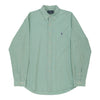 Vintage green Custom Fit Ralph Lauren Shirt - mens x-large