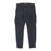 Vintage navy J.Sette Cargo Trousers - mens 34" waist