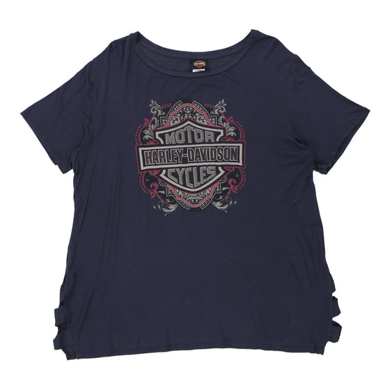 Vintage navy Harley Davidson T-Shirt - womens large