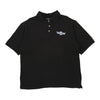 Vintage black Black n Blue Ball 2003 Harley Davidson Polo Shirt - mens large