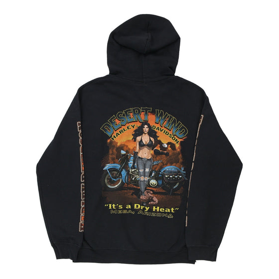 Vintage black Mesa, Arizona Harley Davidson Hoodie - mens small