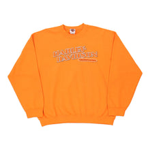  Vintage orange Joplin, MO Harley Davidson Sweatshirt - mens x-large