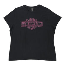  Vintage black Milwaukee, WI Halrey Davidson Museum T-Shirt - womens large