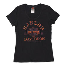  Vintage black Appleton, WI Harley Davidson T-Shirt - womens large