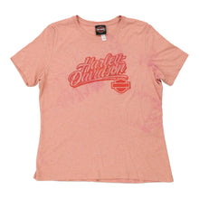  Pre-Loved pink Rockford, Illinois Harley Davidson T-Shirt - womens large