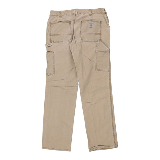 Vintage beige Carhartt Carpenter Trousers - mens 34" waist