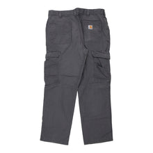  Vintage navy Carhartt Cargo Trousers - mens 36" waist