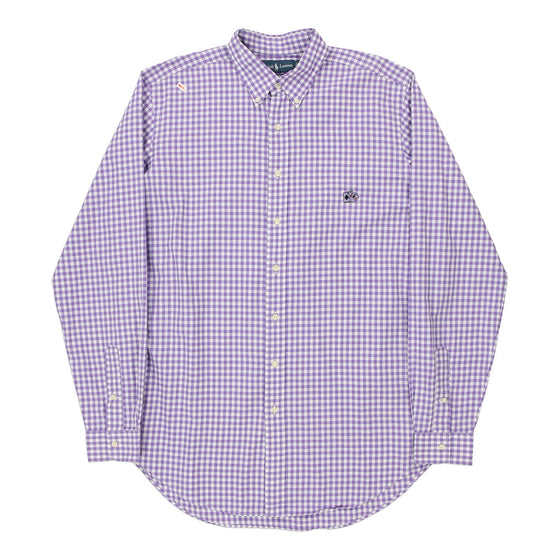 Vintage purple Tall Classic Fit Ralph Lauren Shirt - mens large