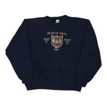  Vintage navy Made in U.S.A. Phi Delta Theta Soffe Sweatshirt - womens large