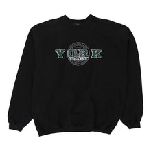  Vintage black Made in U.S.A.Pennsylvania York College The Cotton Exchange Sweatshirt - mens x-large