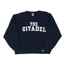  Vintage navy The Citadel Russell Athletic Sweatshirt - mens medium